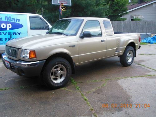 2001 ford ranger xlt extended cab 4x4  no reserve