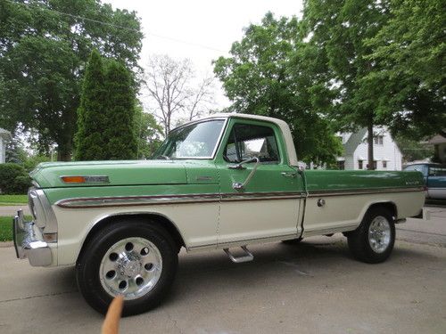 1972 f-250 ranger xlt camper special 390, two tone, 18in. wheels