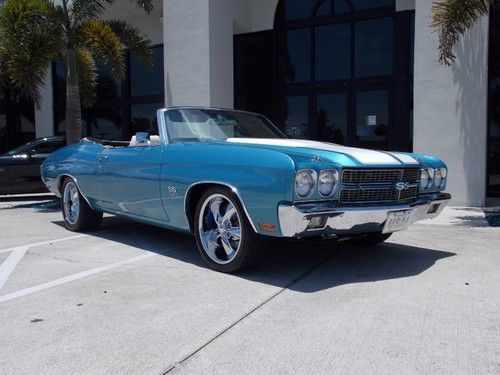 1970 chevelle ss pro touring convertible