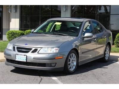 Saab linear 2.0l turbocharged traction control fwd leather sunroof
