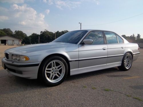 2001 bmw 740i sport low miles 62k new tires fresh oil tune up no reserve