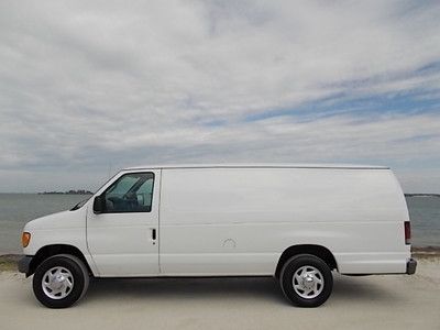 07 ford e-250 extended cargo - one owner florida vehicle-orig paint no accidents