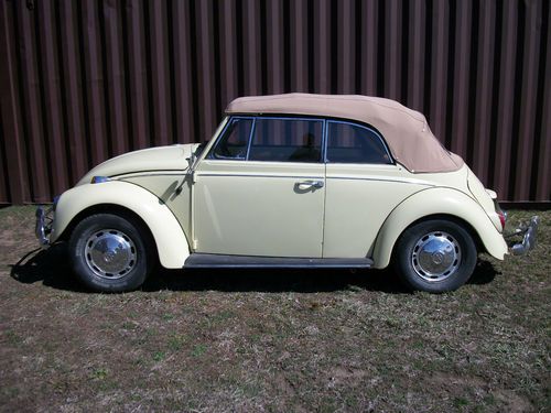 1967 convertable volkswagen beetle base 1.5l