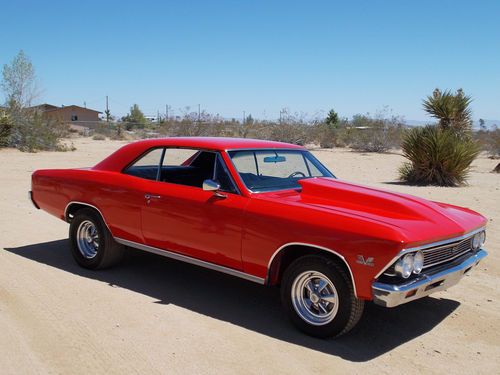1966 chevelle ss real 138 vin code, just restored ready to cruise!!! viper red!!