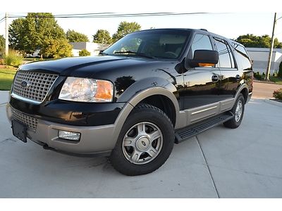2003 ford expedition eddie bauer ,1 owner , power rear seats , tv, dvd,