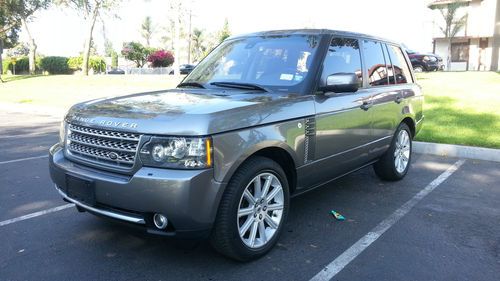 2011 land rover range rover supercharged nav leather luxury xenon