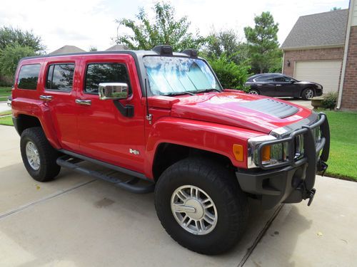 2006 red hummer h3 in mint condition