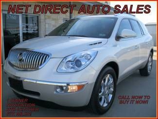 08 enclave cxl luxury nav dvd dual sunroof htd leather net direct auto texas