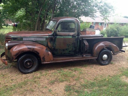 1946 chevy pickup truck 1/2 half ton short box with title hot rat rod ready