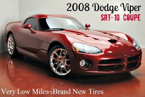 08 viper low miles very fast showroom condition pristine srt 10
