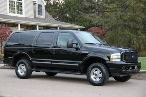 2002 ford excursion limited 7.3l diesel 128k actual miles 1-owner 4x4 no reserve
