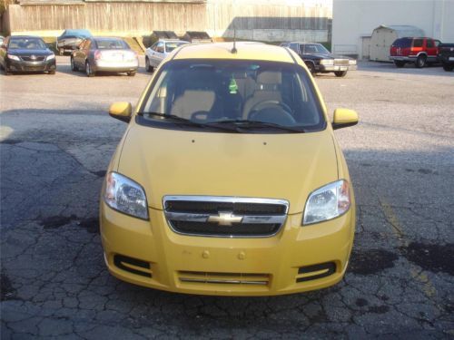 2011 sporty yellow chevy aveo lt 29077 miles manual trans+warranty &amp; clear title