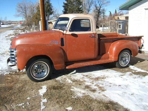 1949 chevrolet 1/2 ton pickup truck rat rod patina runs drives tons of new parts