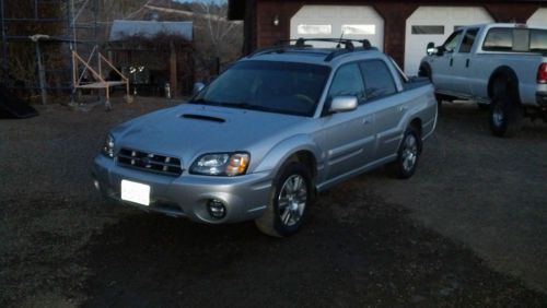 2006 baja turbo a/t  silver w/blk int bed extender &amp; hard cover + trailer hitch