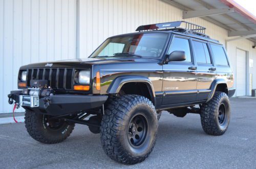 1999 jeep cherokee limited 4x4 xj fully built 4.5&#034; zone lift bfg 33&#039;s low miles!