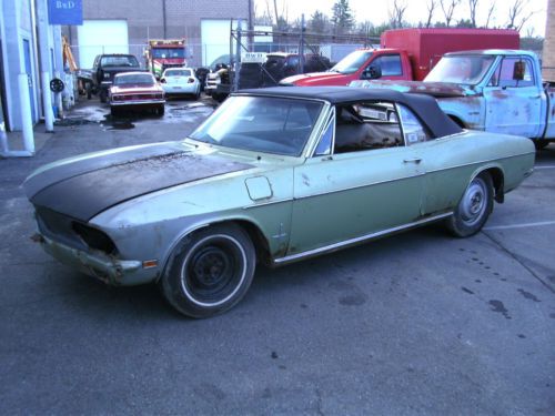 1969 chevy corvair monza 140/4 convertible 3 speed manual no reserve 3 day!