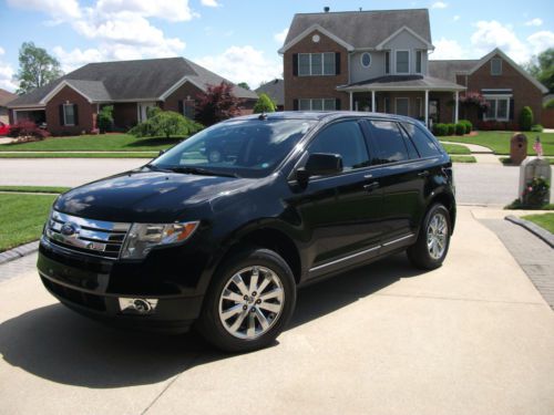 2007 ford edge sel perfect condition 86,000 low milage black on black dvd.