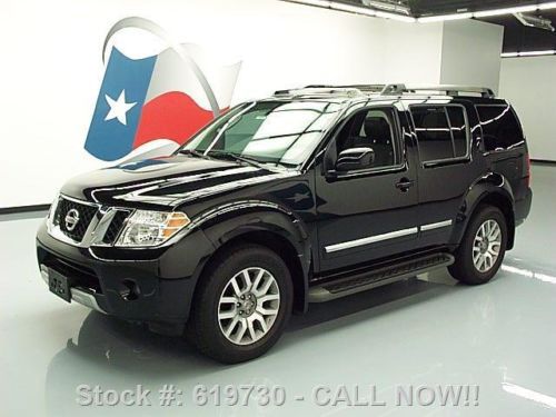 2010 nissan pathfinder le 7pass sunroof leather dvd 62k texas direct auto