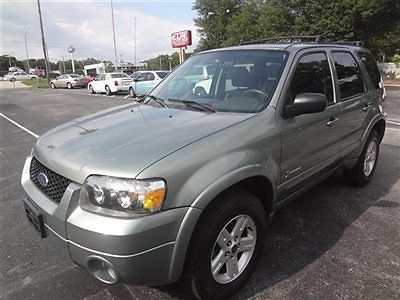 2006 escape hybrid premium package~leather~sunroof~navigation~htd seats~warranty