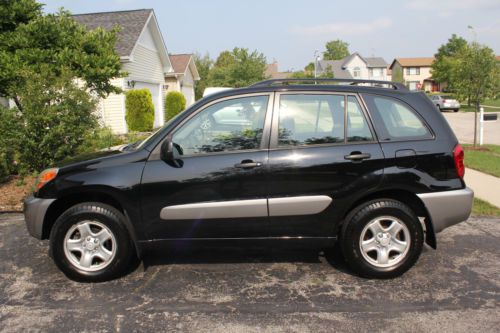 2005 black toyota rav4, low miles, excellent condition, new tires, one owner