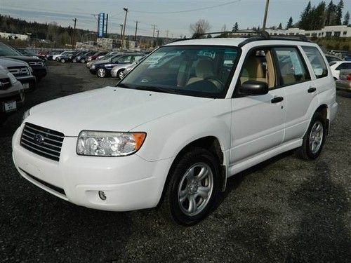 2007 subaru forester 2.5x awd 24k miles only.