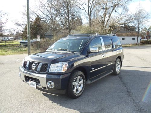 2006 nissan armada no reserve 4x4 leather dvd third row very clean