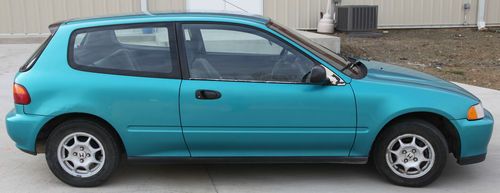 1992 honda civic vx hatchback 3-door 1.5l v-tec great gas mileage