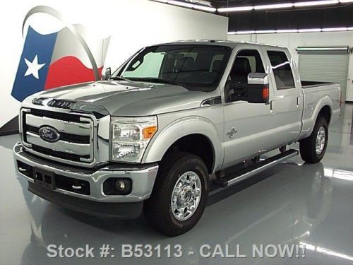 2012 ford f-250 lariat crew 4x4 diesel leather rear cam texas direct auto