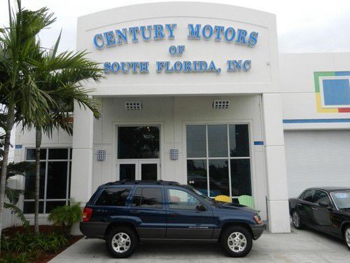 2001 jeep grand cherokee laredo 4dr suv low miles carfax 1 owner fl