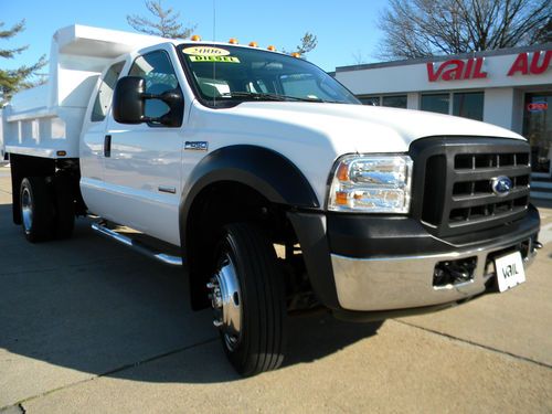 2006 ford f450 extended cab dump with great miles in virginia