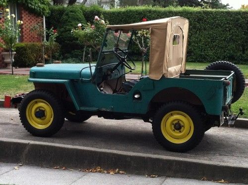 1946 willys cj-2a == mechanically excellent, great exterior patina