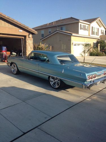 1963 impala ss, electric windows ,ps, foose wheels