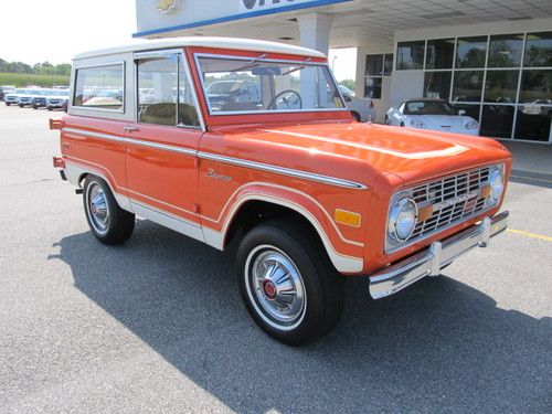 1976 ford bronco sport utility 2-door 5.0l v8 4wd...unrestored immaculate