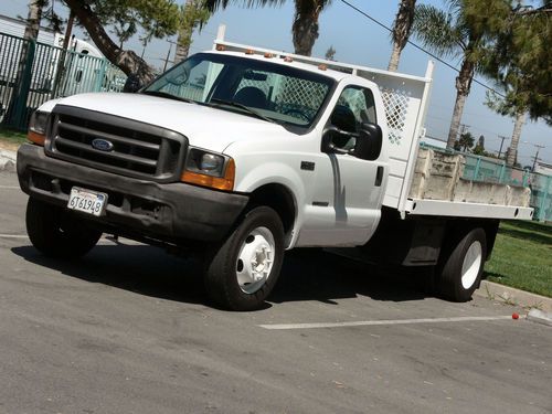 1999 ford f-450 with 7.3 powerstroke turbo diesel contractors bed very low miles