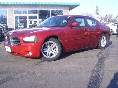 Red 5.7l v8 hemi auto tan leather sunroof carfax finance very clean low miles
