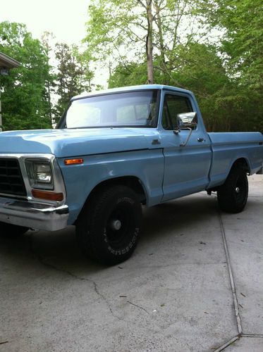 1979 ford f100 short bed no reserve