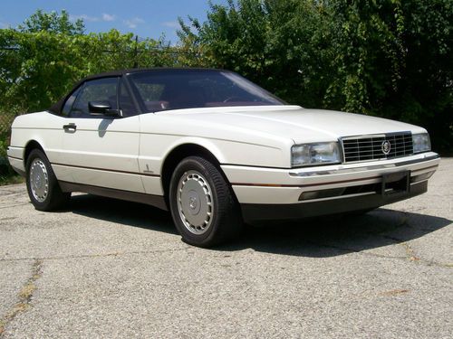 Amazing cadillac allante, all original, never been on a wet street