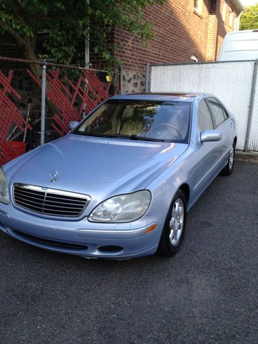 Mercedes benz used car sky blue one owner 1 owner s430 s series