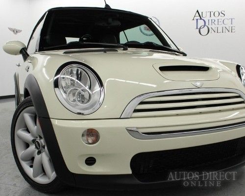 We finance 07 mini cooper s convertible auto supercharged 1 owner clean carfax