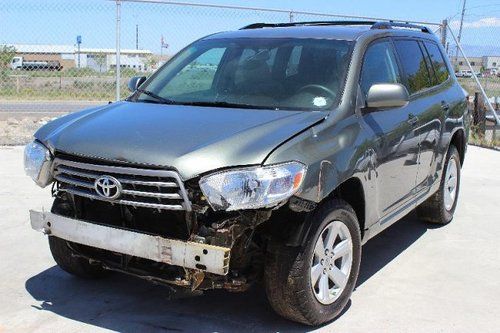 2010 toyota highlander 4wd damaged salvage runs! only 53k miles export welcome!!