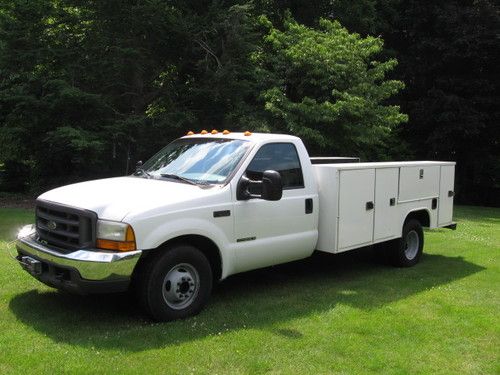 2000 ford f350 diesel 7.3 service truck , low miles nice truck!!!!!