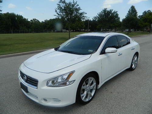 2012 nissan maxima 3.5 sv sport package---white---sunroof alloys---free shipping