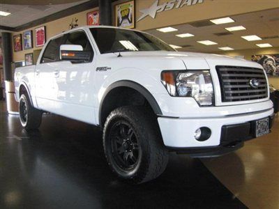 2011 ford f150 crew cab fx4 white only 11k miles