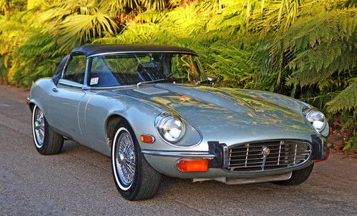 1973 jaguar e-type roadster: $40k mechanical restoration, exceptionally original