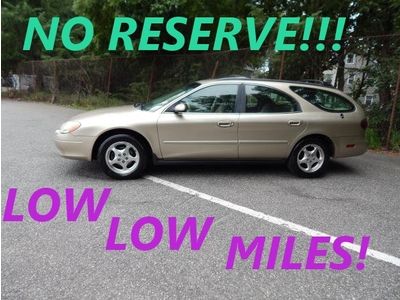 2000 ford taurus wagon  super low mileage  no reserve auction!!!