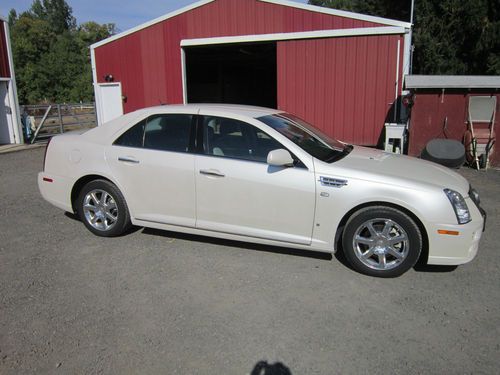 2008 cadillac sts platinum sedan 4-door 4.6l pearl paint