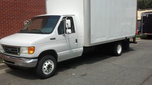 2003 ford e 350 cutaway 15 foot box truck delivery van gvw 12000 no reserve