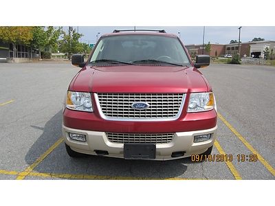 2005 eddie bauer ford expedition 5.4l v8 4wd  power third row sunroof  low miles