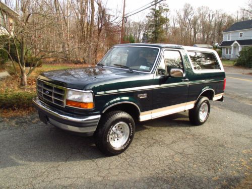 1992 bronco 54k actual miles!!***one owner*** gorgeous! 5.0 v8 auto overdrive
