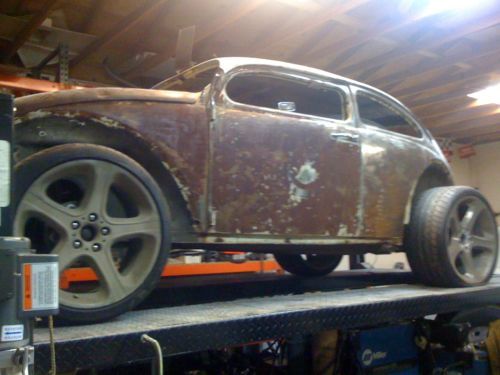 1967 volkswagen beetle base 1.5l ratrod chopped with 20 inch wheels weber